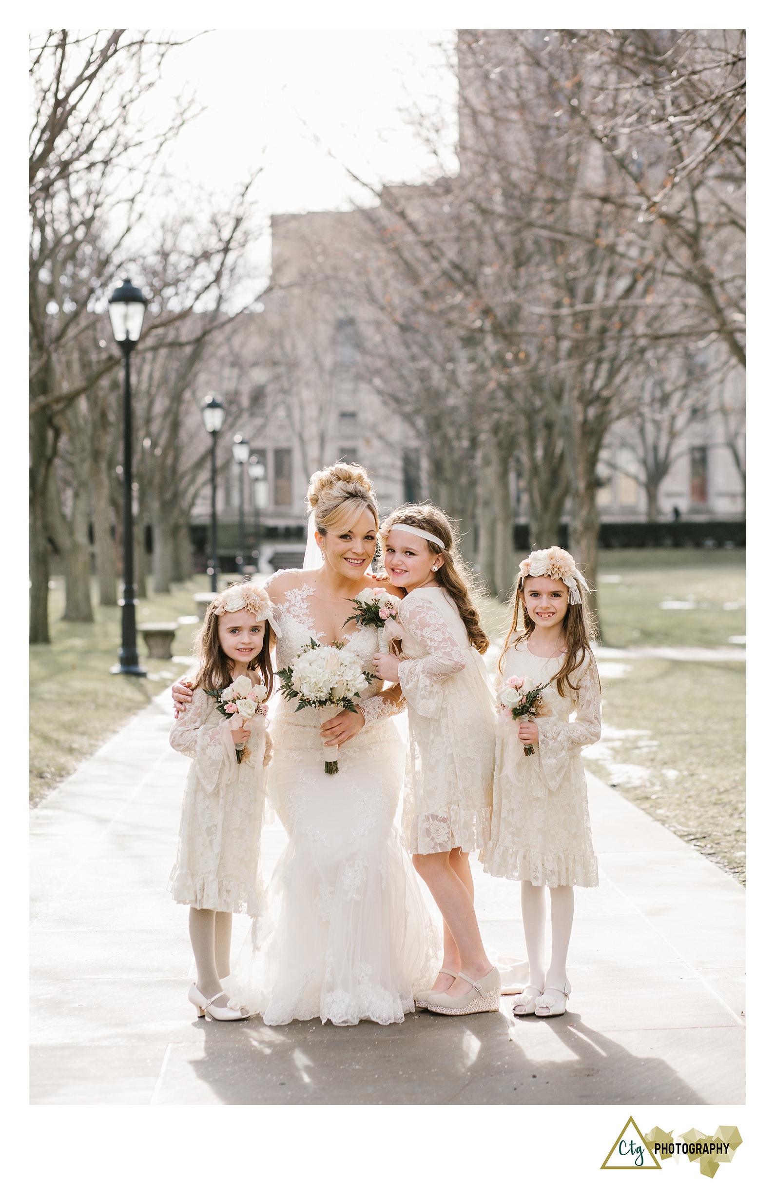 Winter Wedding At Heinz Chapel And The Priory