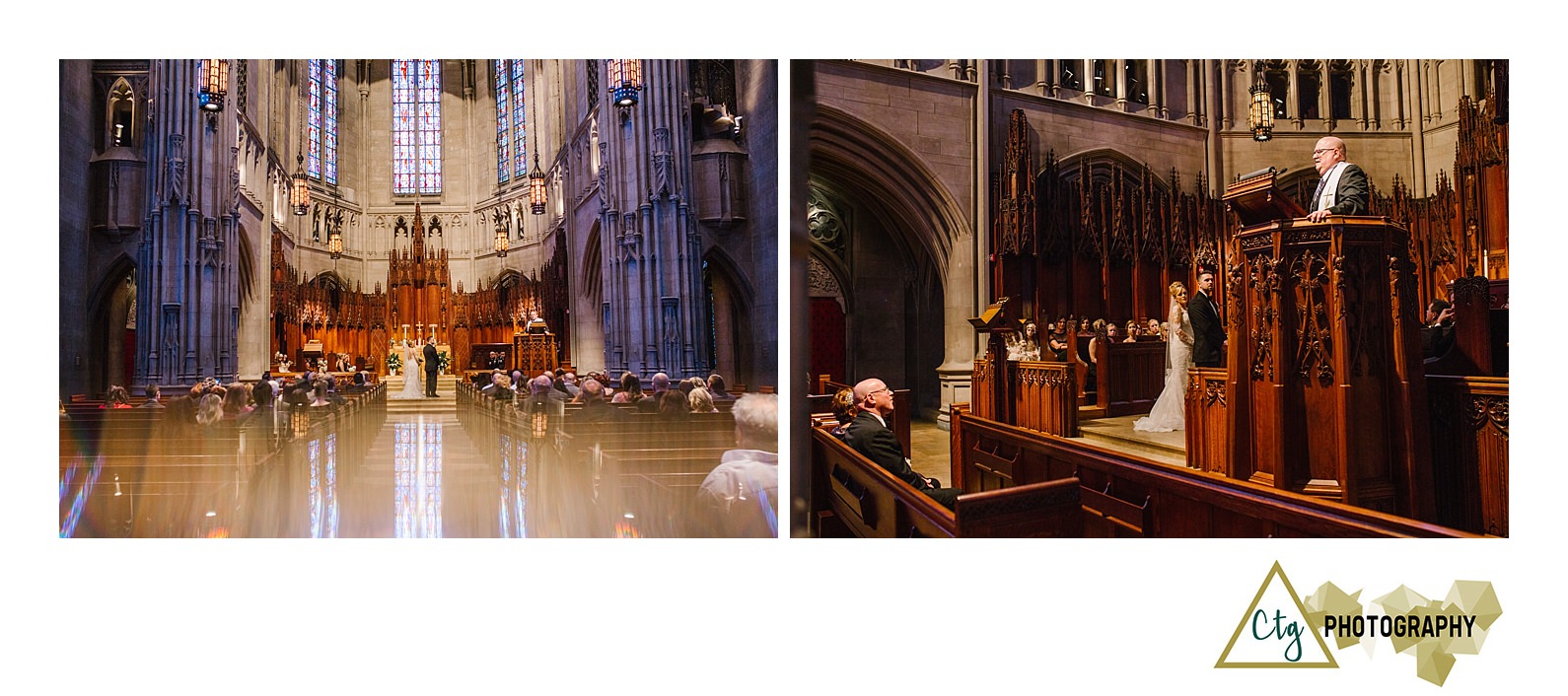 Winter Wedding At Heinz Chapel And The Priory