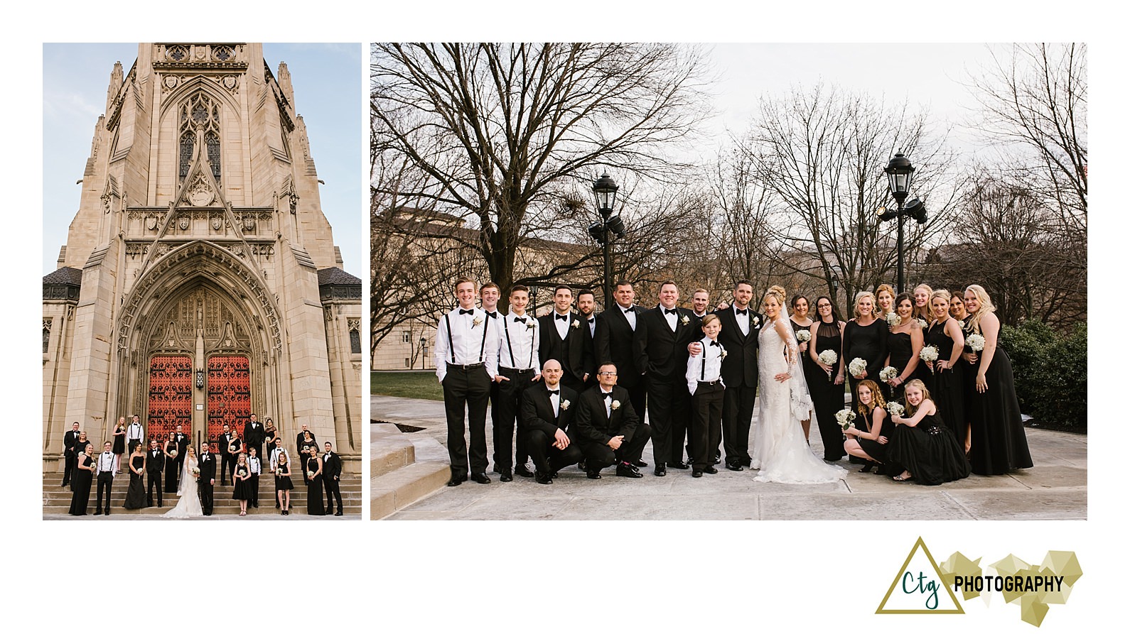 Winter Wedding At Heinz Chapel And The Priory