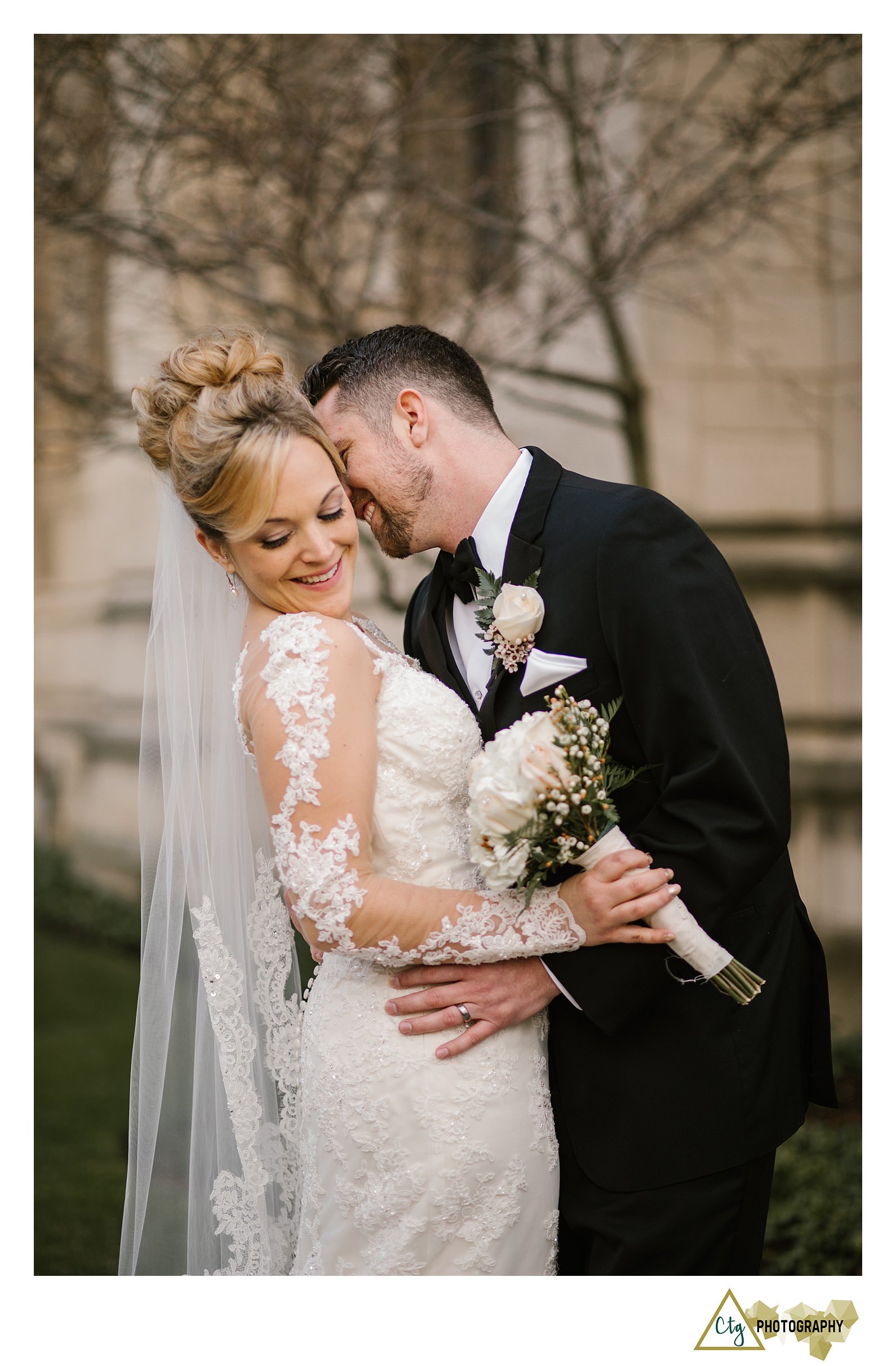 Winter Wedding At Heinz Chapel And The Priory