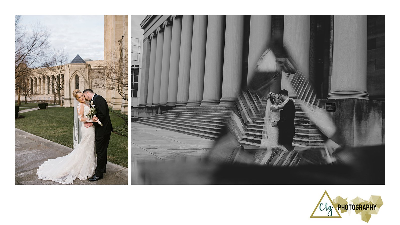 Winter Wedding At Heinz Chapel And The Priory