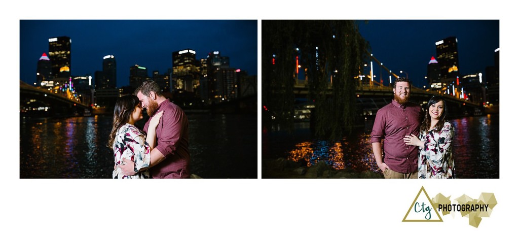 North Shore Pgh engagement photos