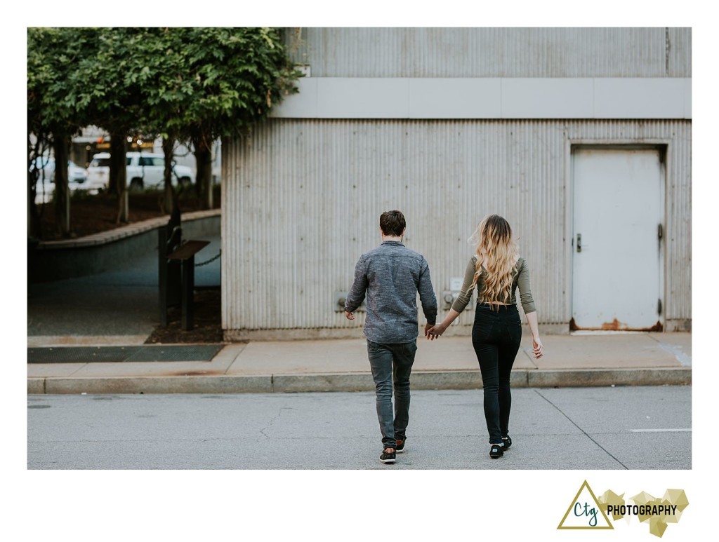 Downtown Pgh Engagement Shoot