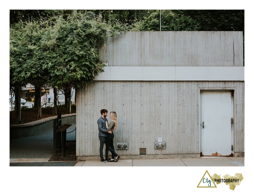 Downtown Pgh Engagement Shoot