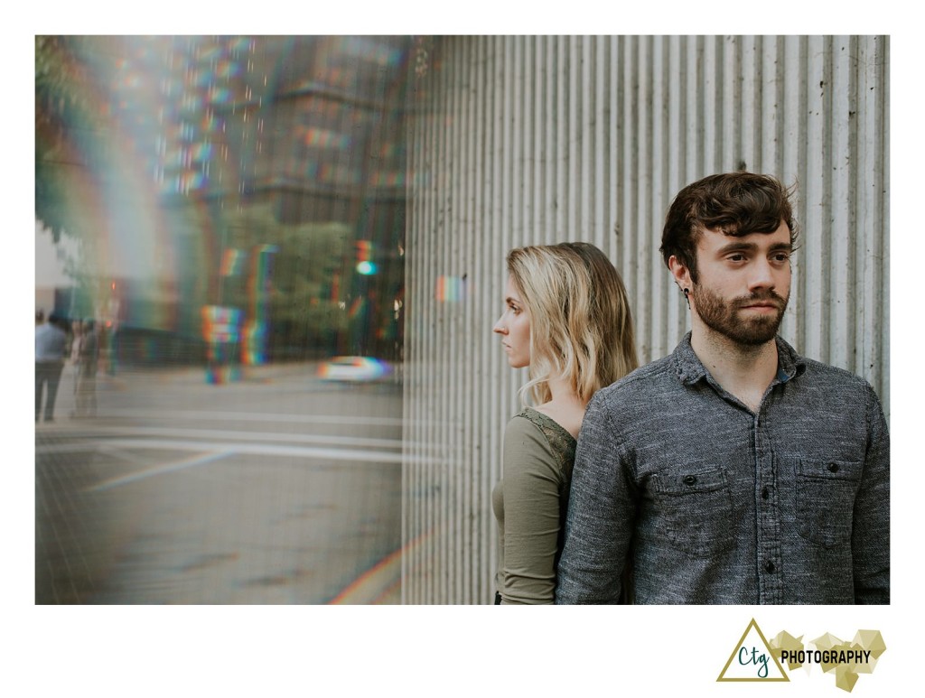Downtown Pgh Engagement Shoot