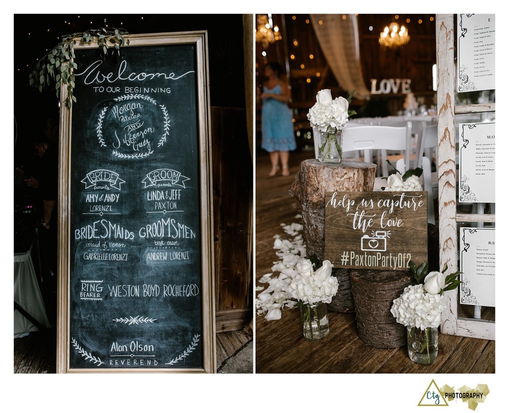 Shady Elms Wedding Decor