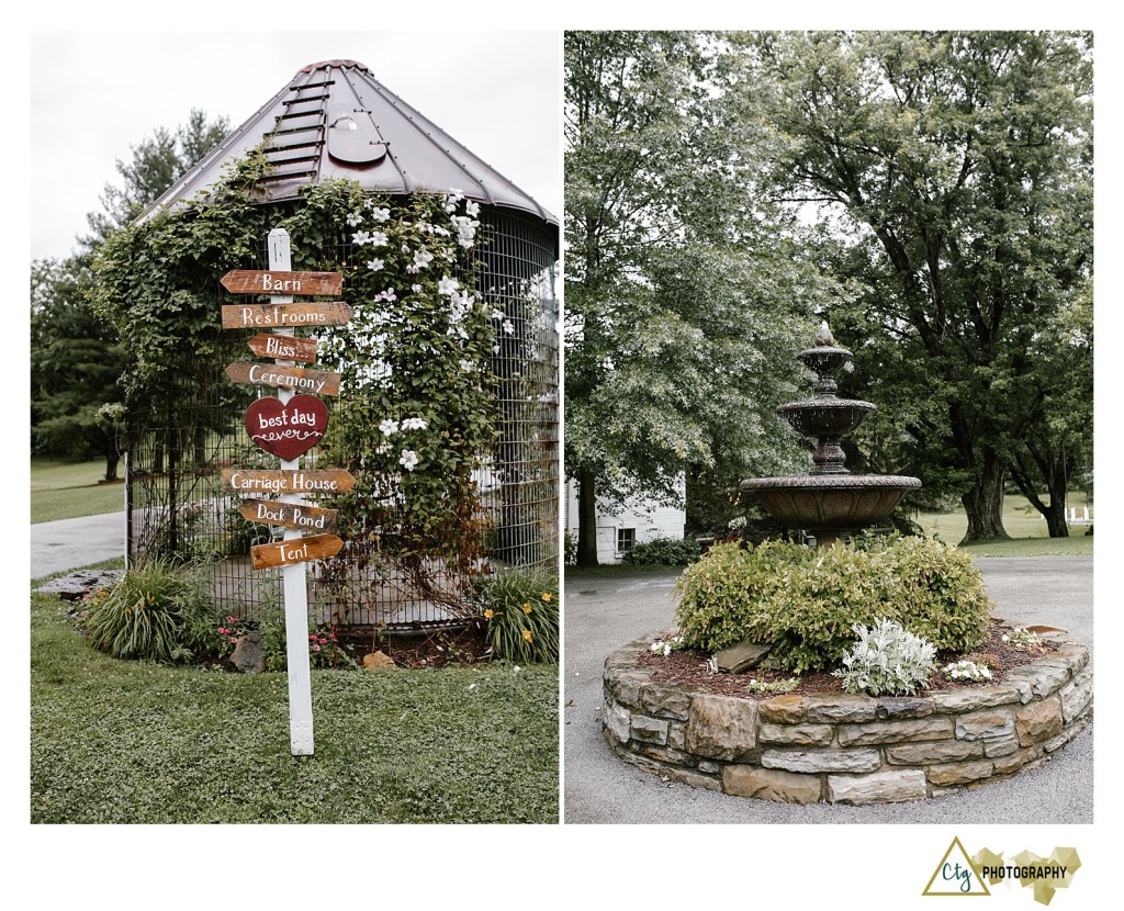 Shady Elms Wedding Decor