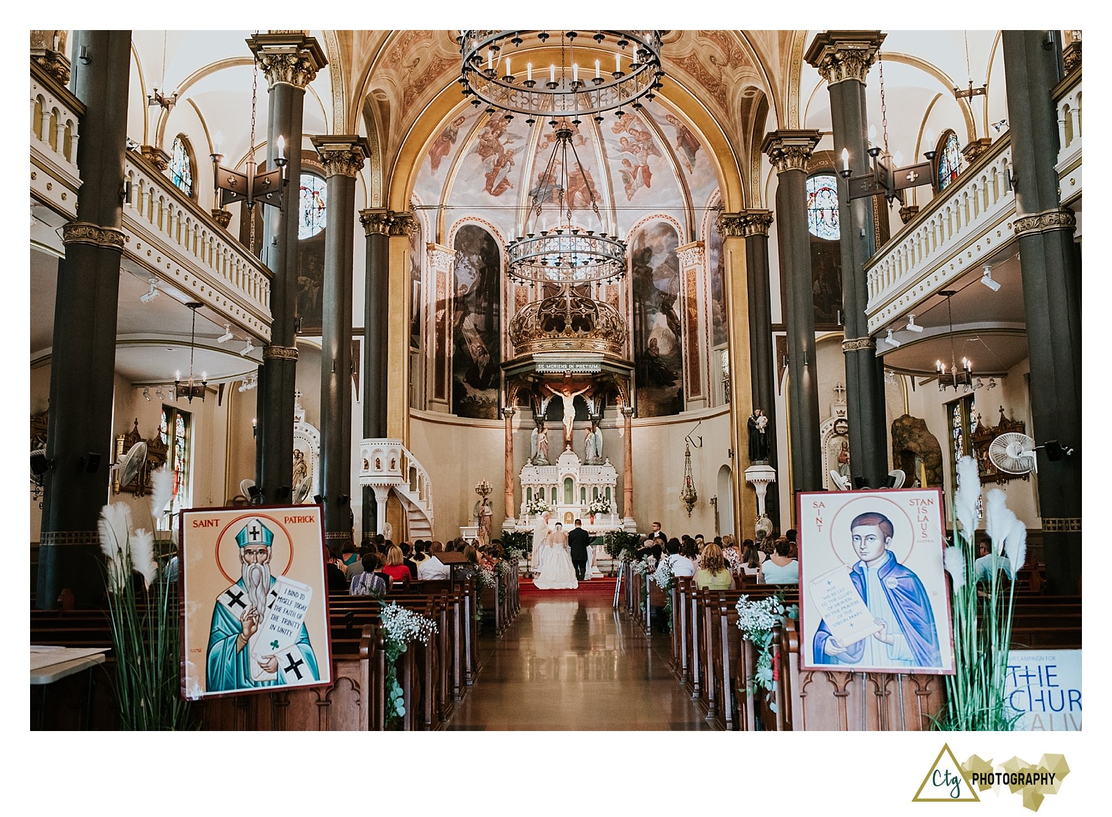 Saint Stanislaus Church wedding photos