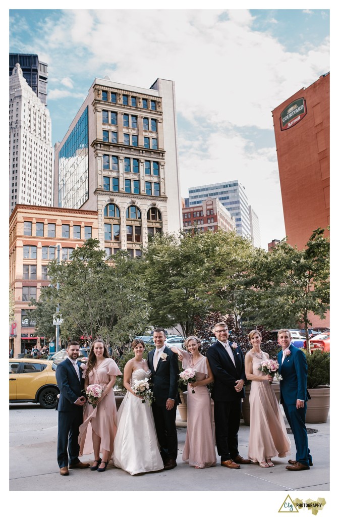 downtown pgh wedding photos