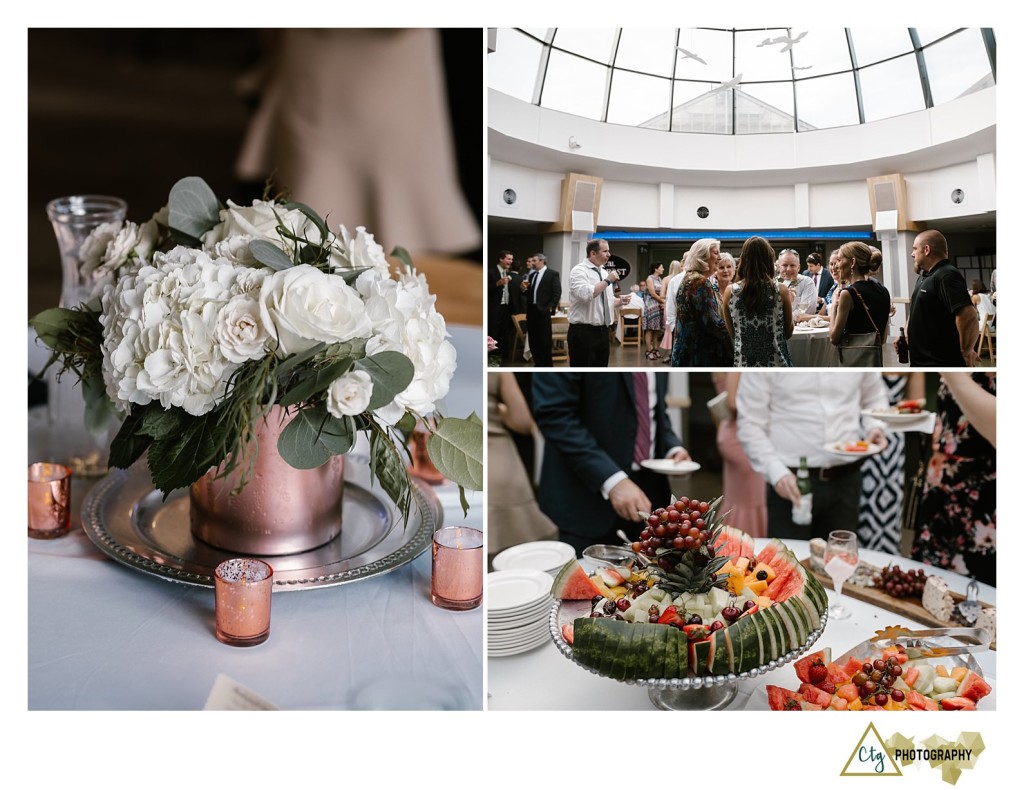 Pittsburgh Aviary wedding reception photos