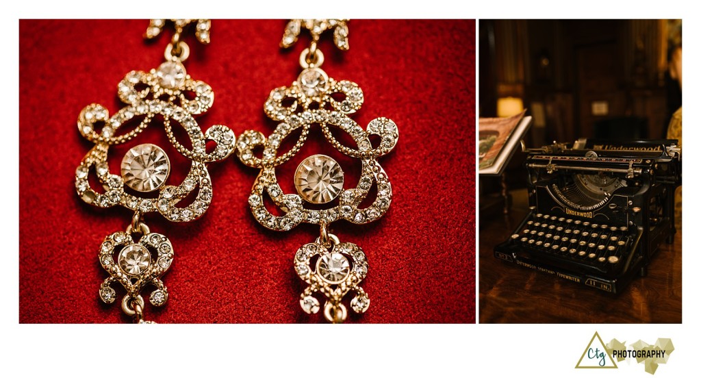 Downton Abby themed wedding jewlery 