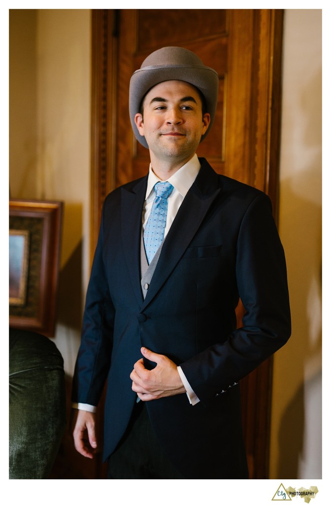 groom getting ready