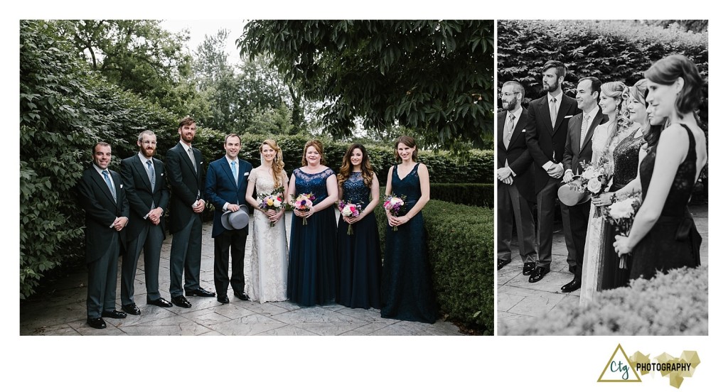 downton abbey bridal party