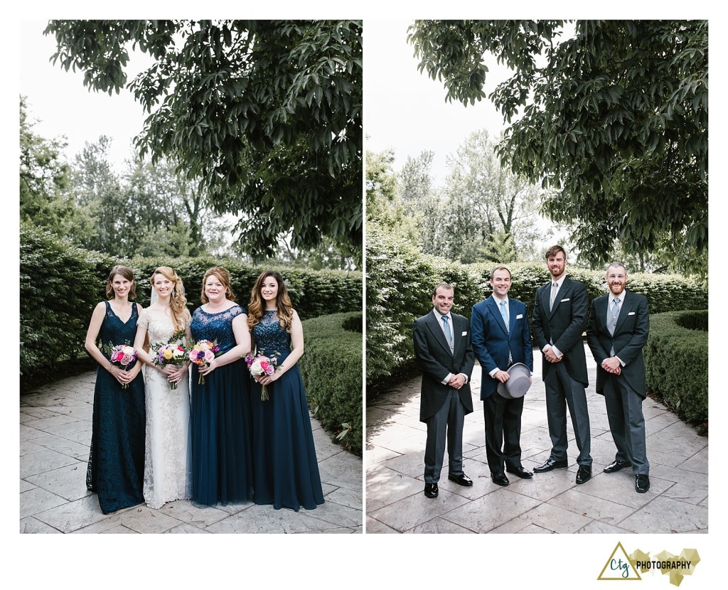 downton abbey bridal party