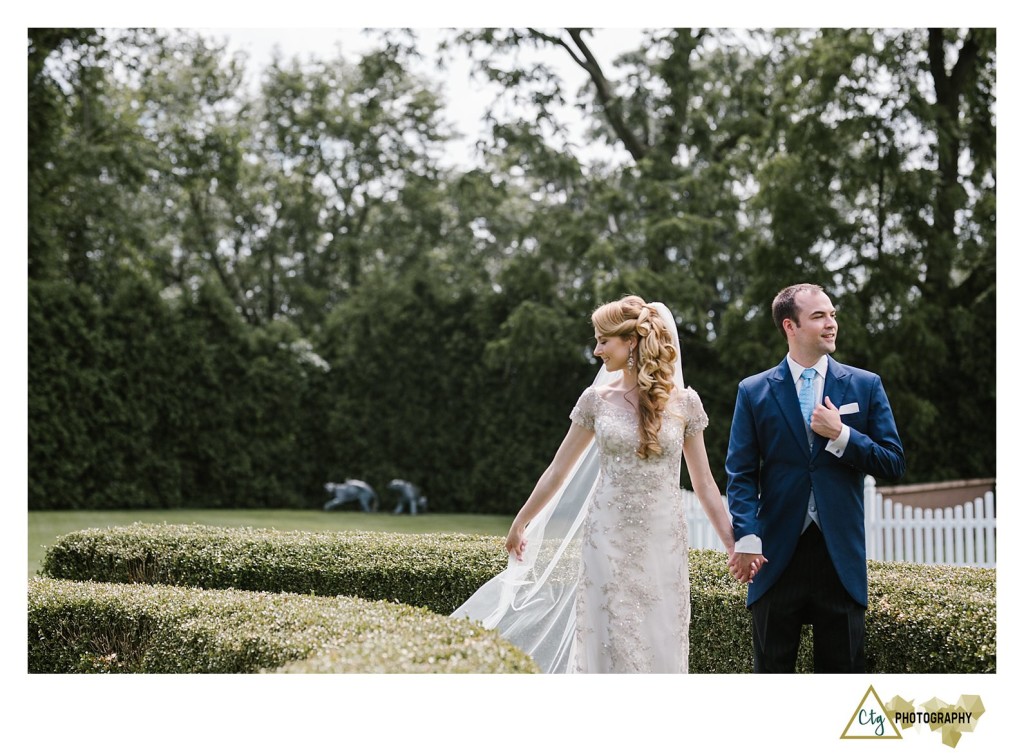 downton abby themed wedding couple