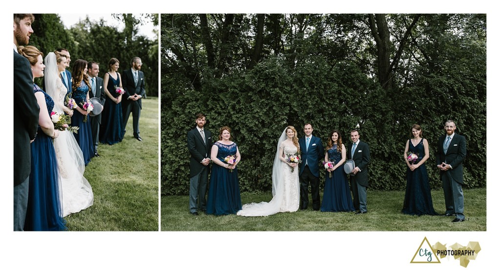 downton abbey bridal party