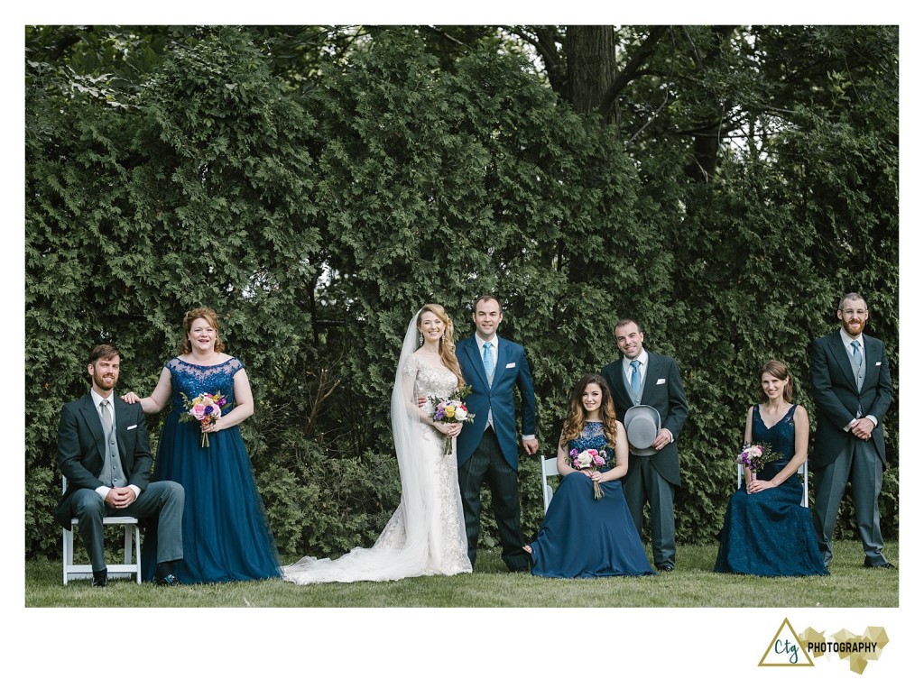 downton abbey bridal party