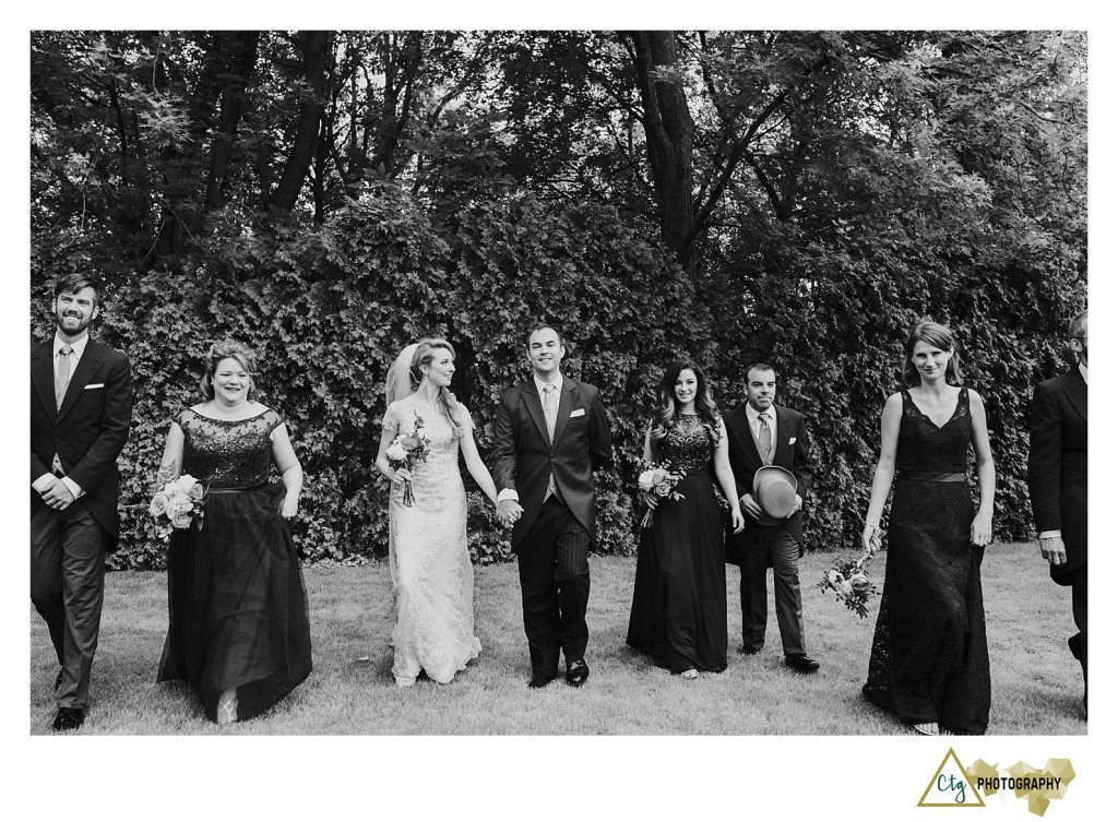 downton abbey bridal party