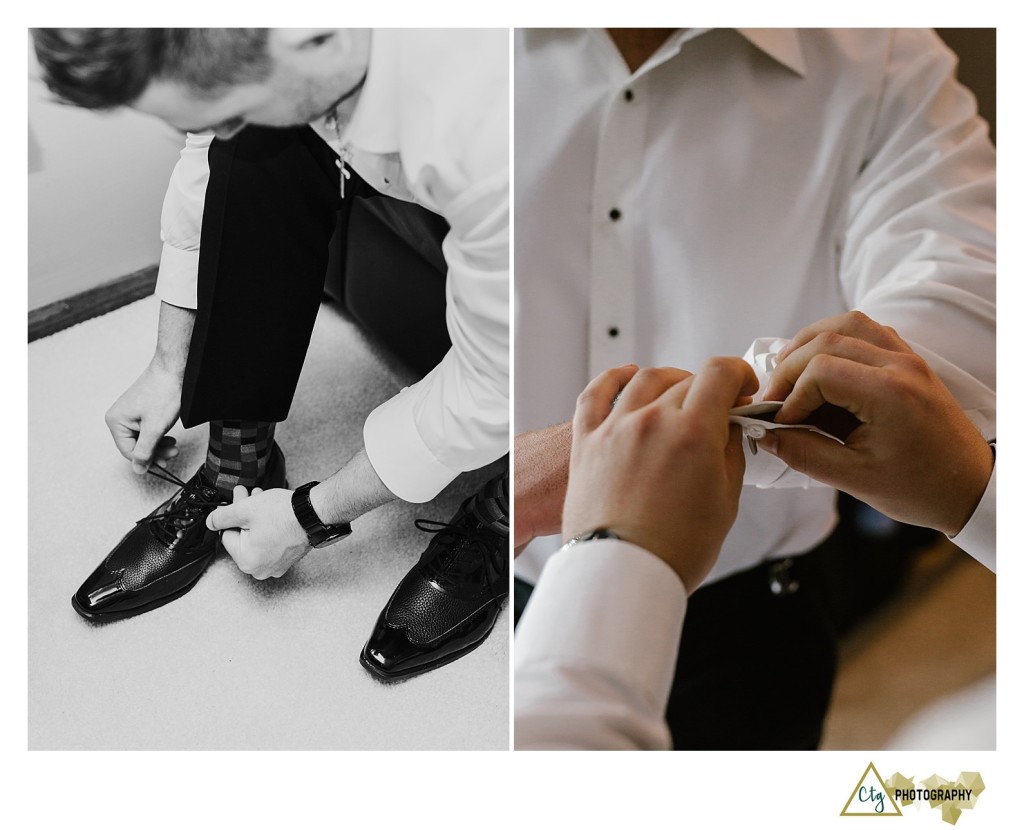 groom getting ready