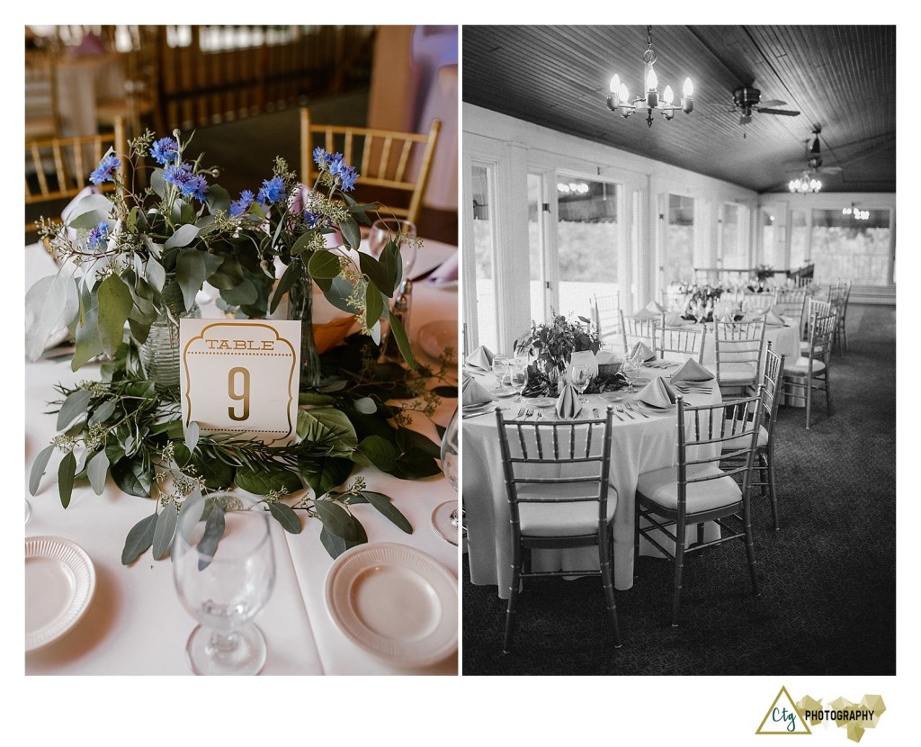 green wedding tablescape