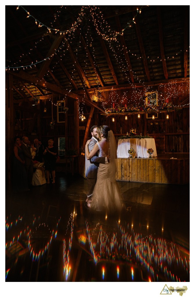 first dance photos at the hayloft 