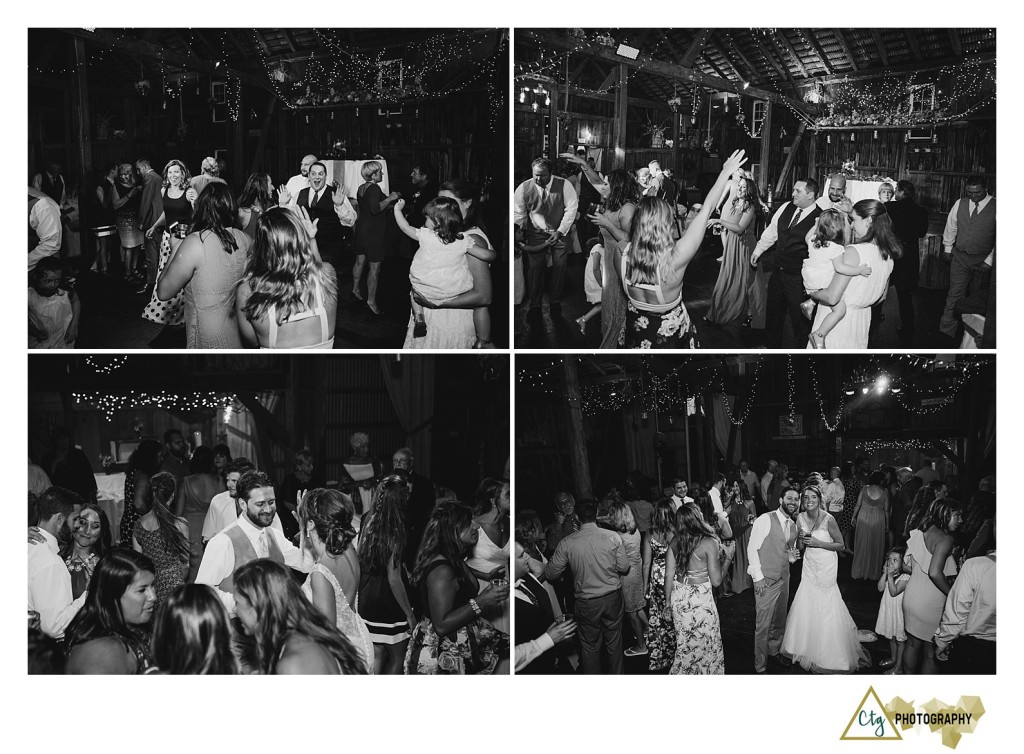 reception photos at the hayloft