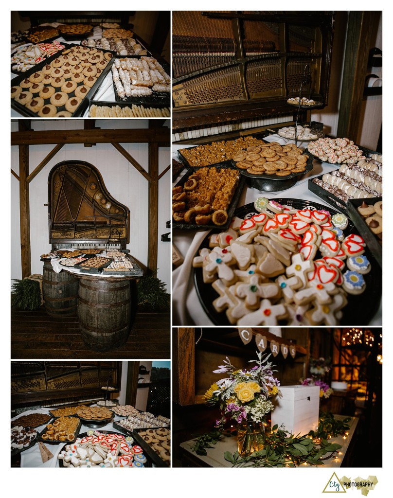 reception photos at the hayloft