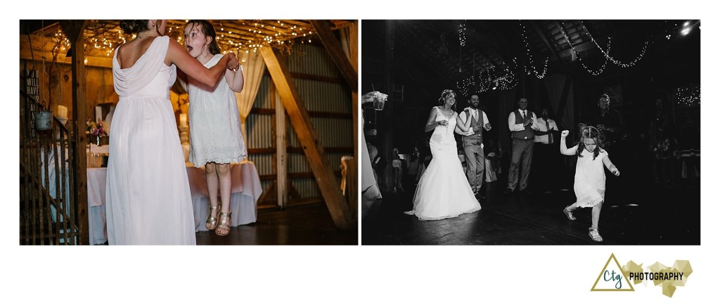 reception photos at the hayloft