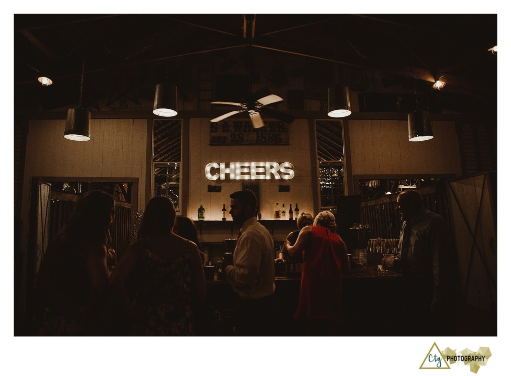 reception photos at the hayloft