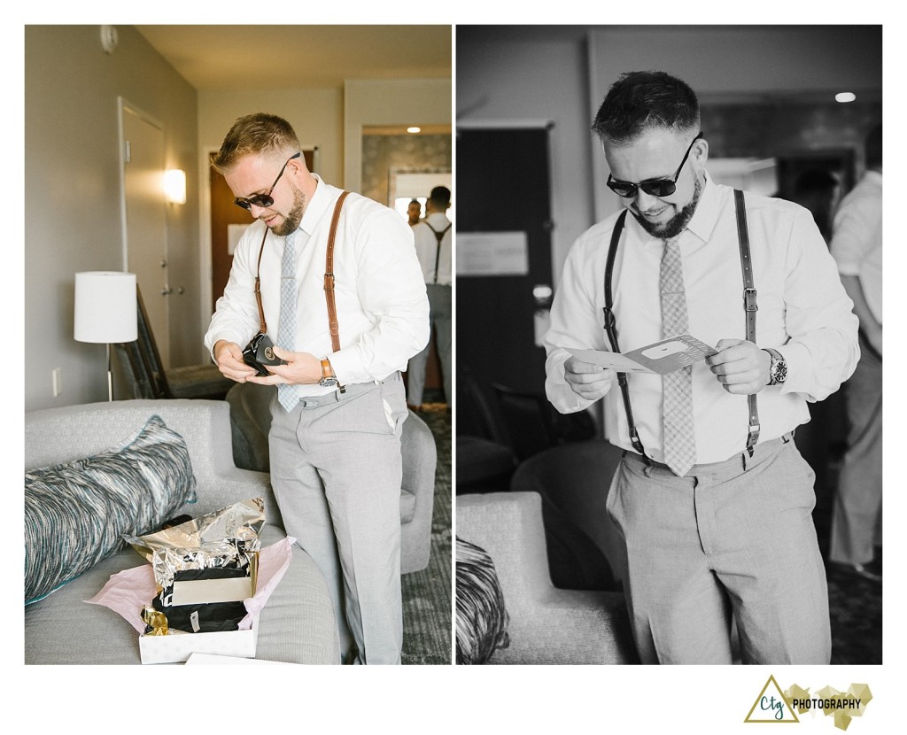 groom getting ready