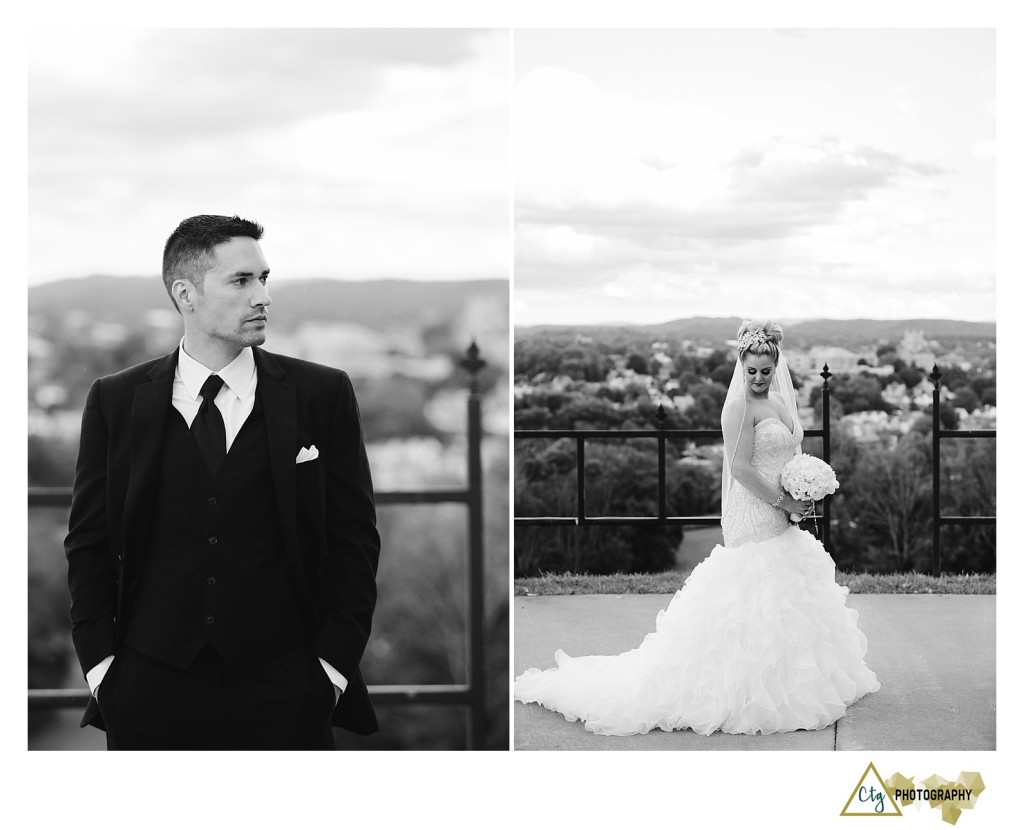 bride and groom at seaton hill 