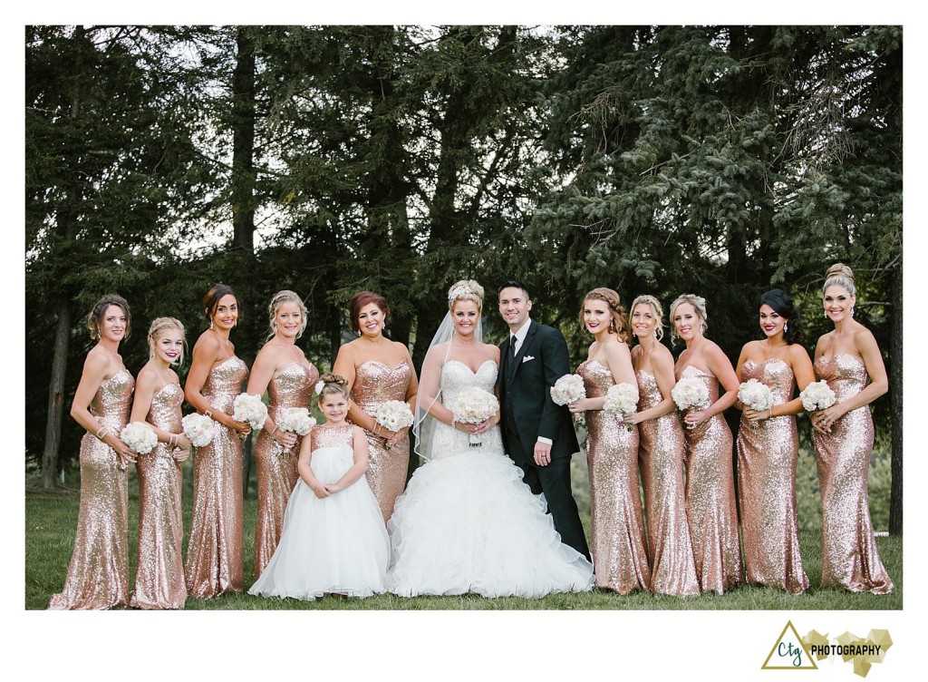 seaton hill bridal party photos