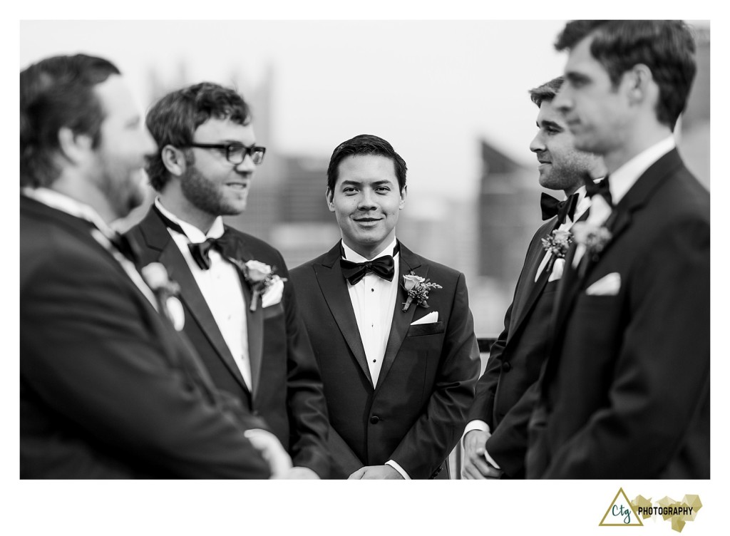 bridal party on mount Washington PA