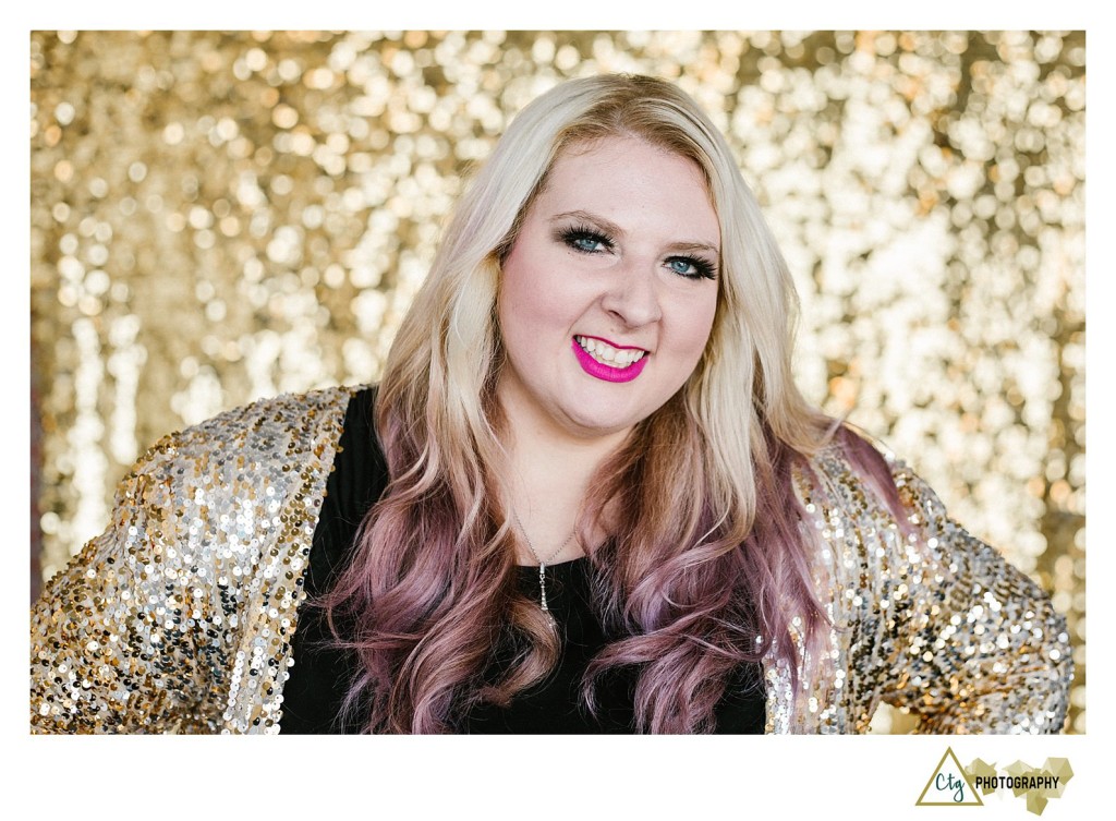 30th bday shoot gold backdrop