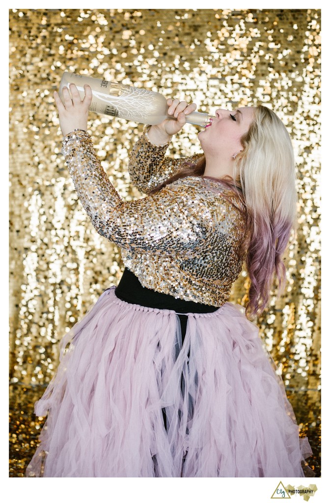 30th bday shoot gold backdrop