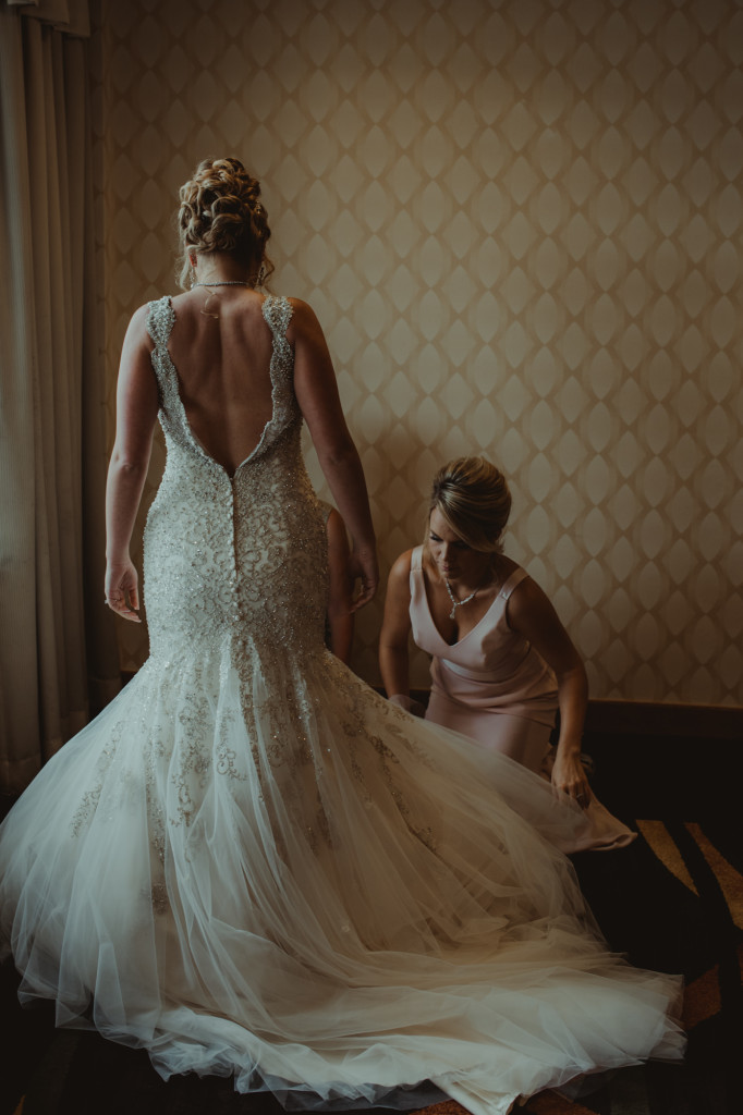 bride getting ready