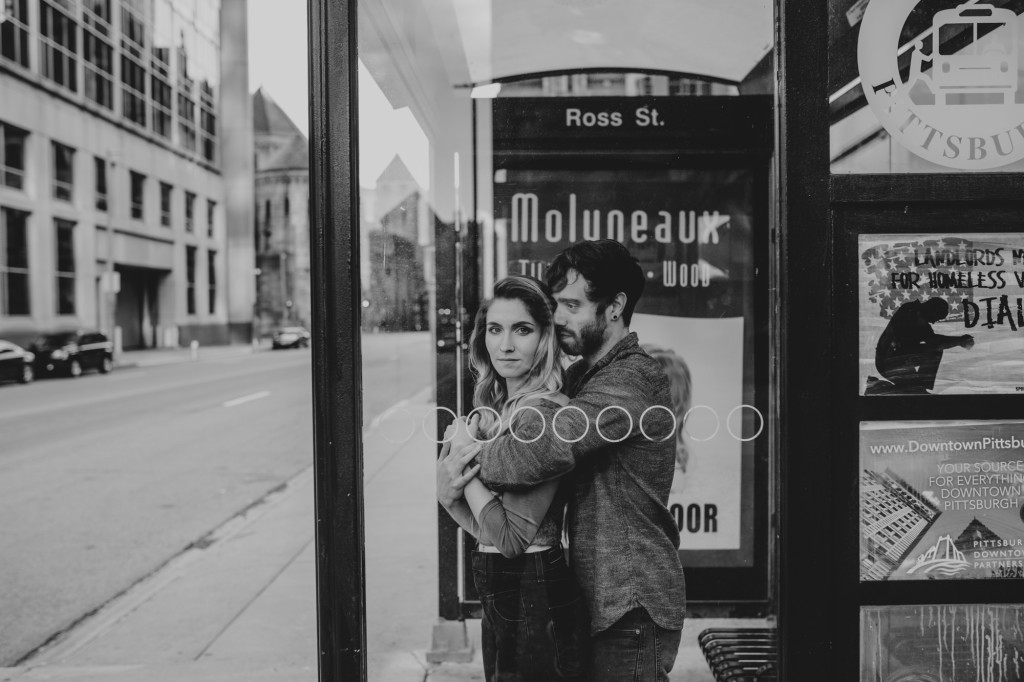 downtown pgh engagement photos
