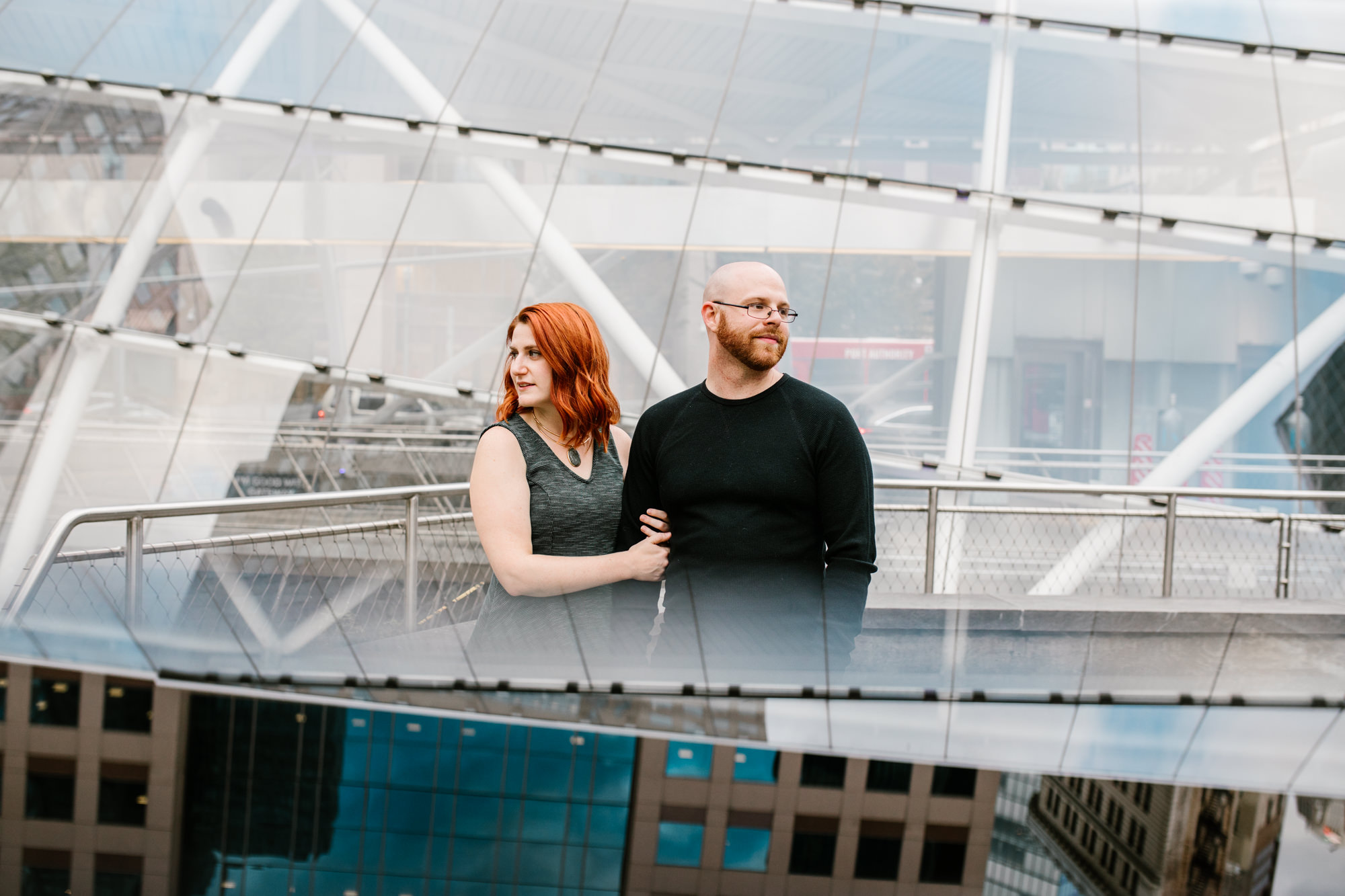 downtown pgh engagement photos