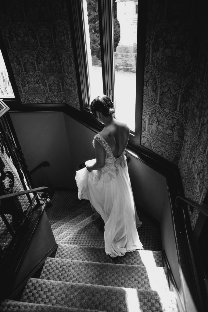 bride at Hyeholde Restaurant