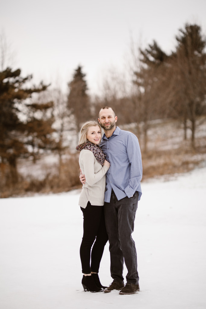 Schenley Park Winter Engagement Photos