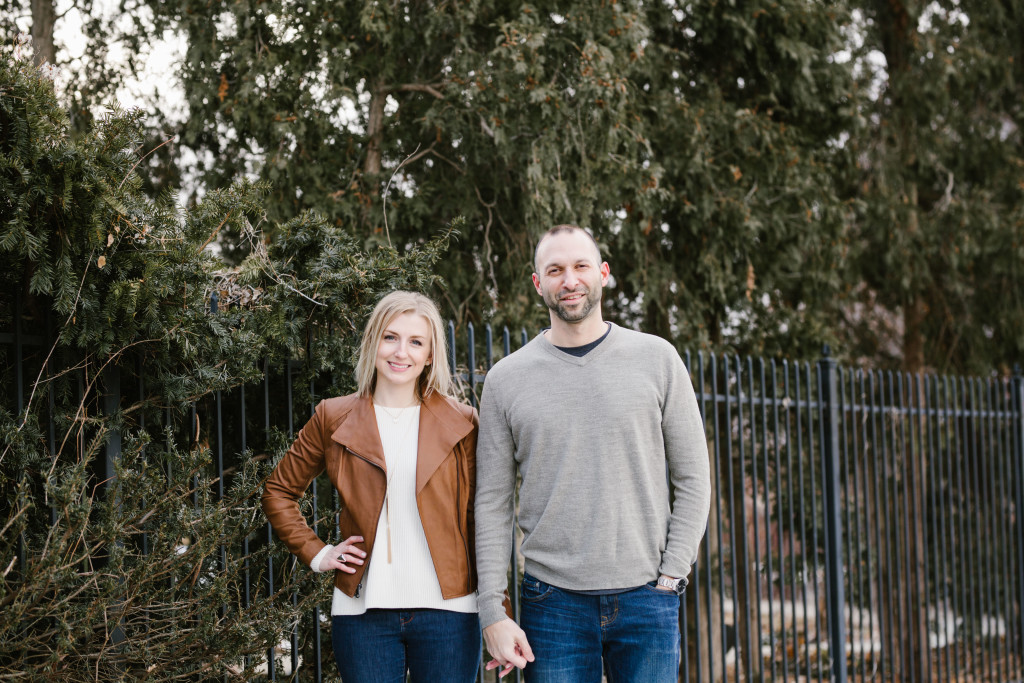 Schenley Park Winter Engagement Photos