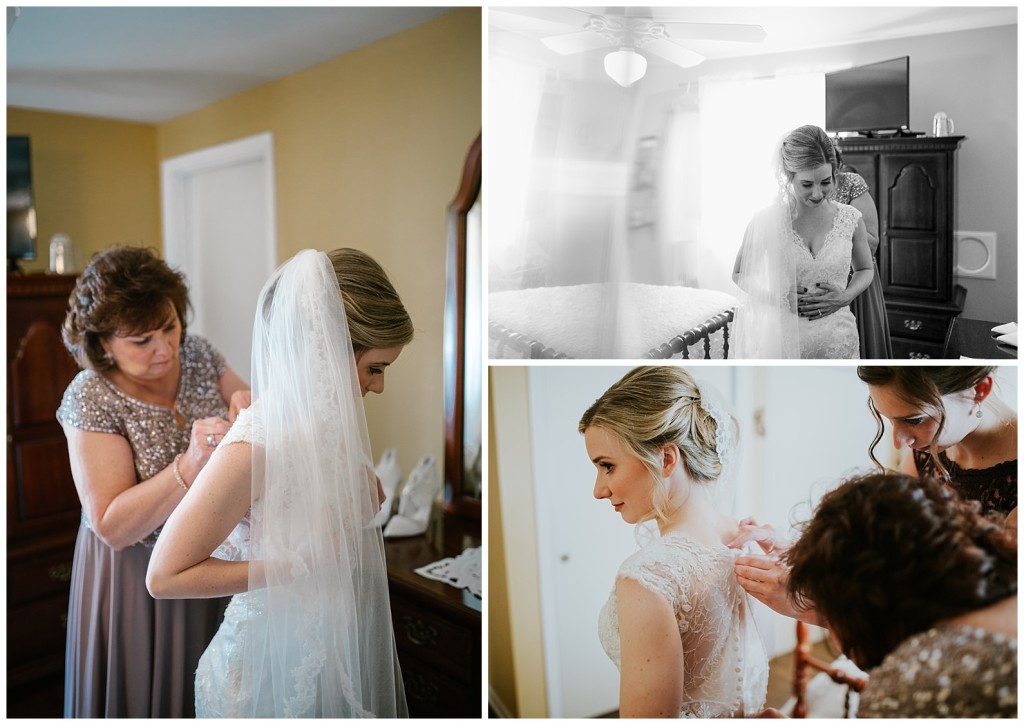 bride getting ready