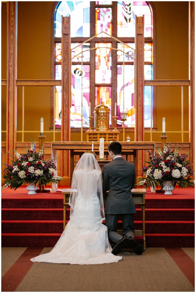 Catholic wedding ceremony