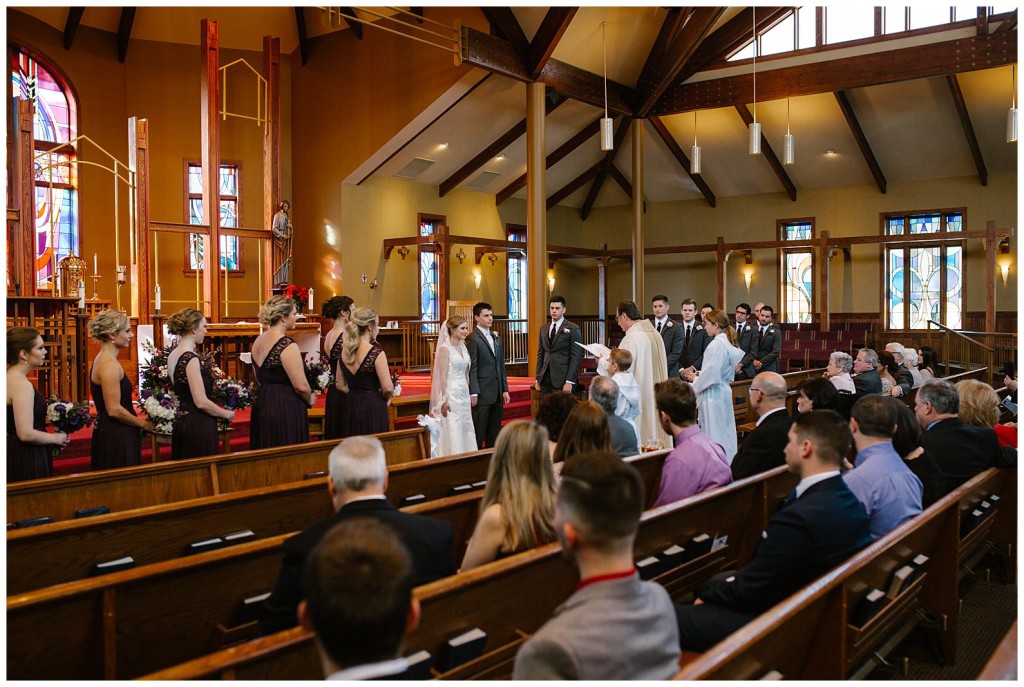 Catholic wedding ceremony