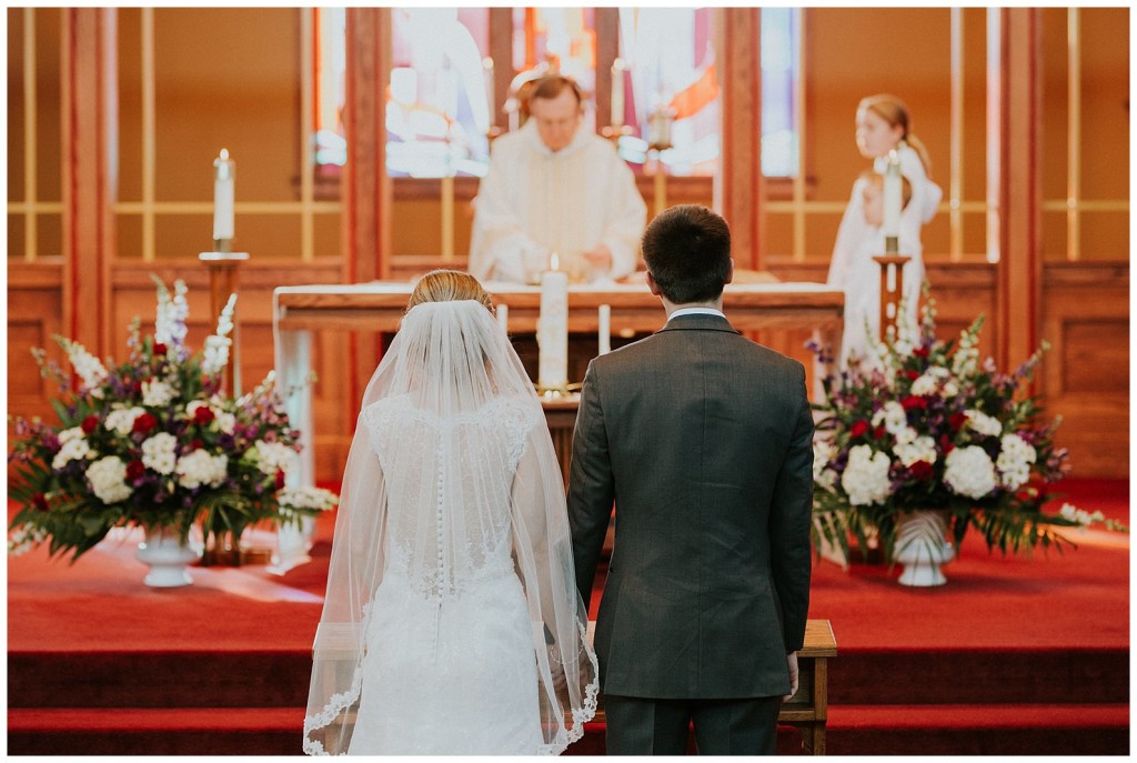 Catholic wedding ceremony