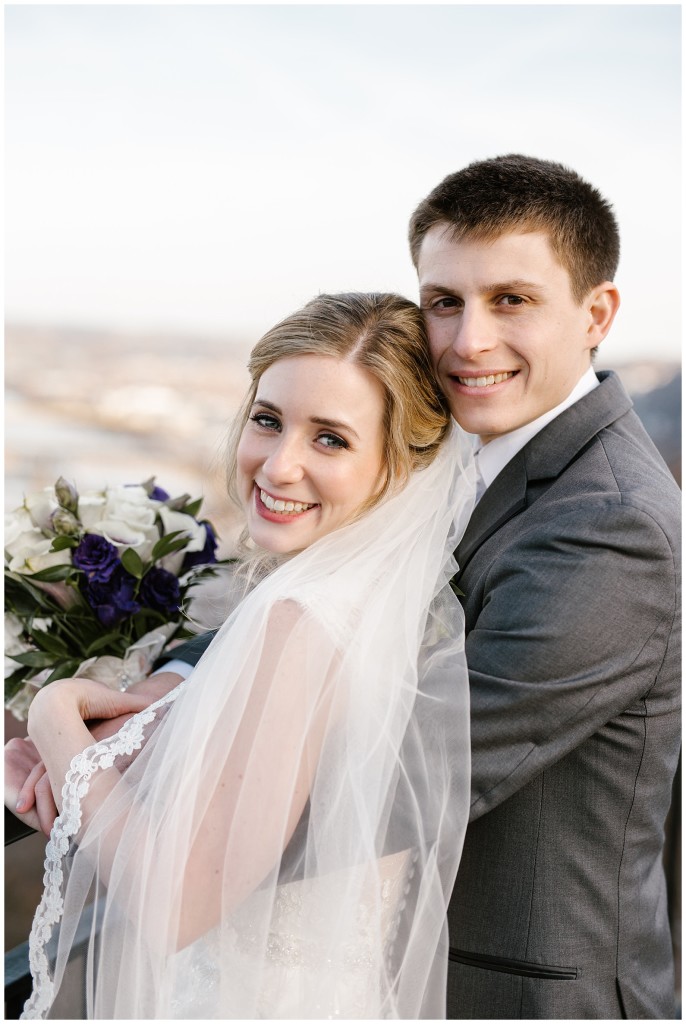 Bride and Groom at Mount Washington