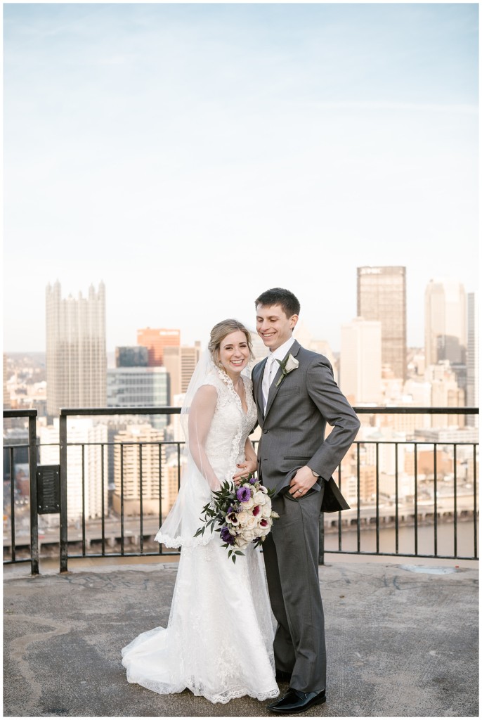 Bride and Groom at Mount Washington