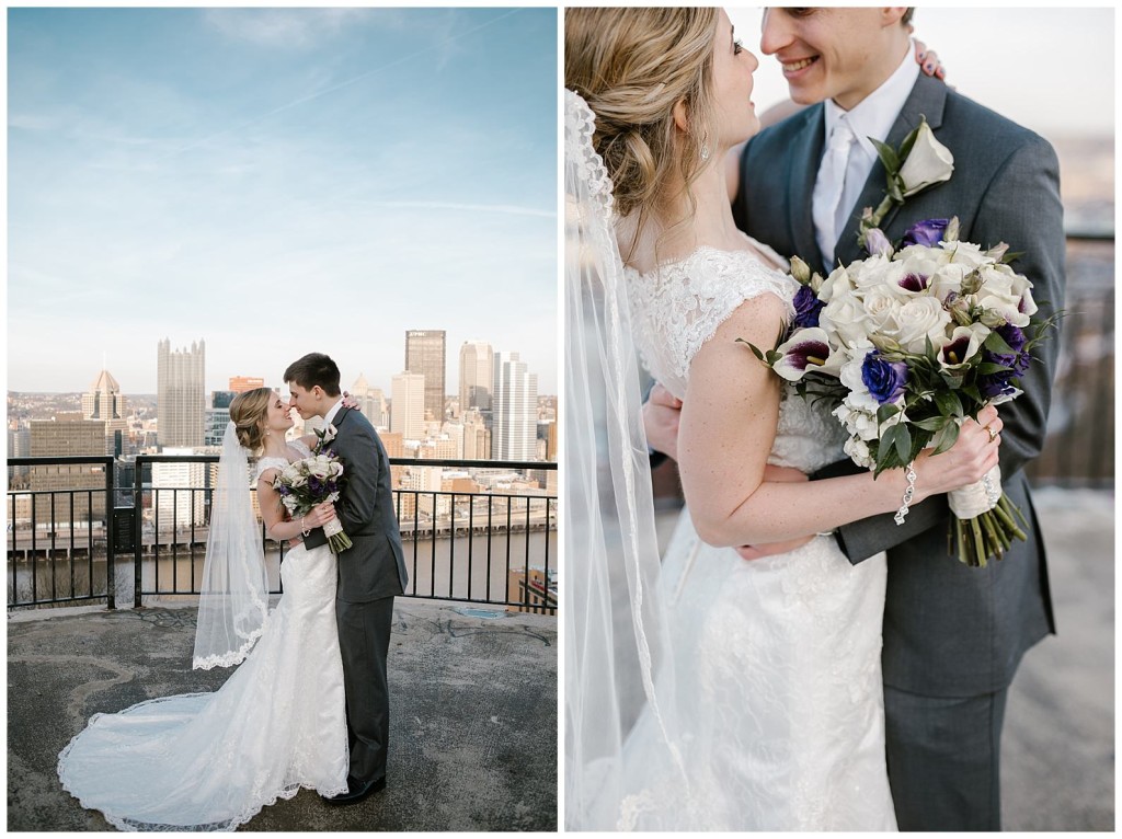 Bride and Groom at Mount Washington