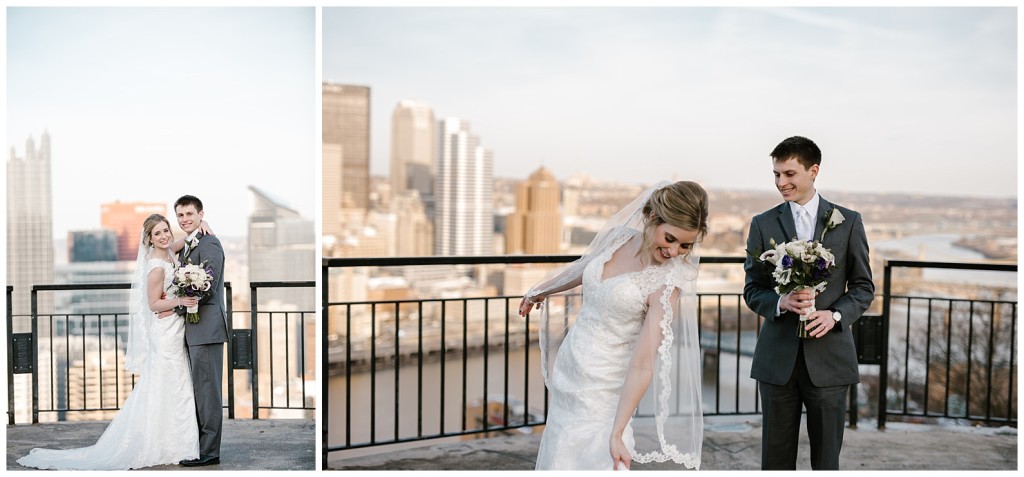 Bride and Groom at Mount Washington