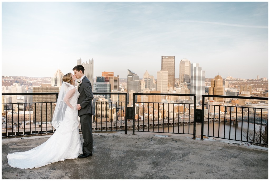 Bride and Groom at Mount Washington